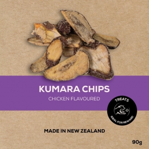 Daisy's Delights Kumara Chips- chicken flavoured - Treats  (90g) _2