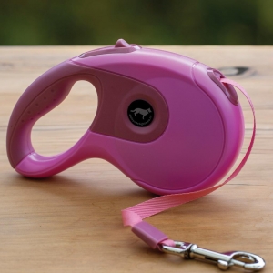 Pink Retractable Lead (5m) _1