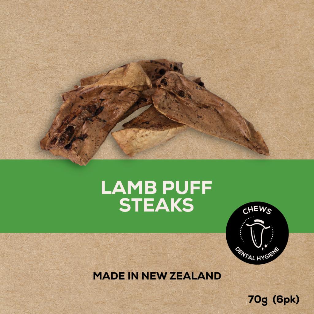 Daisy's Delights Lamb Puff Steak - Chews  (70g) - DAISYS DELIGHTS